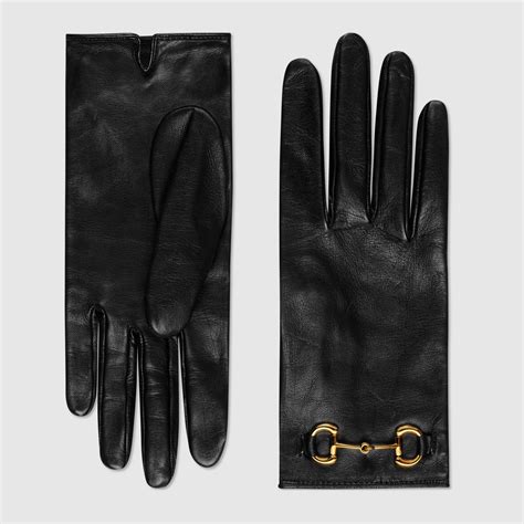 guanti pelle gucci donna